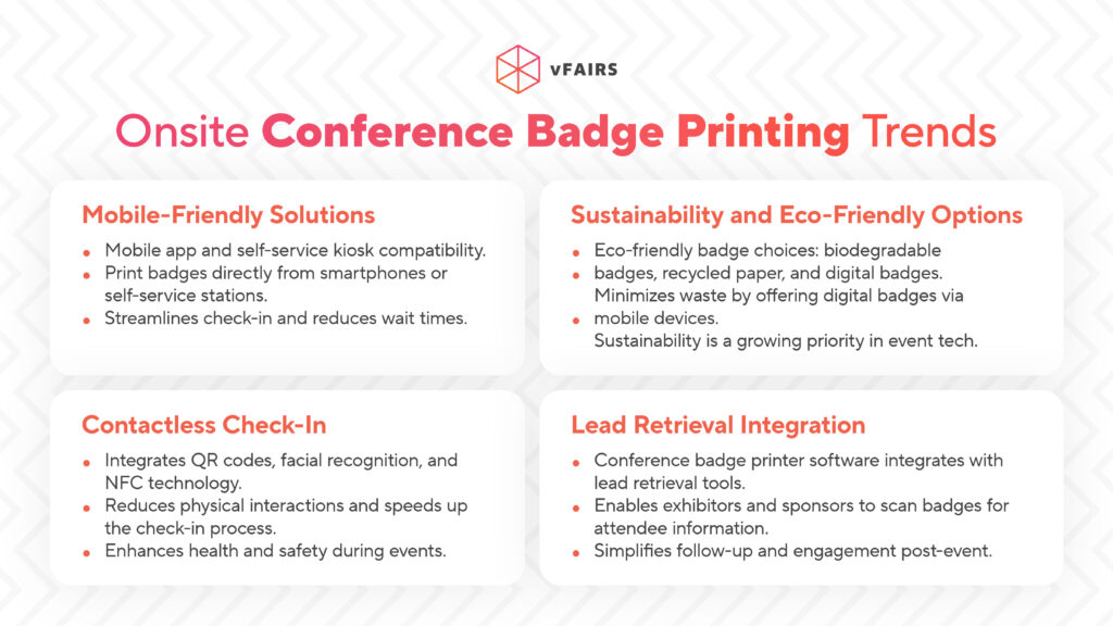 Onsite badge printing trends