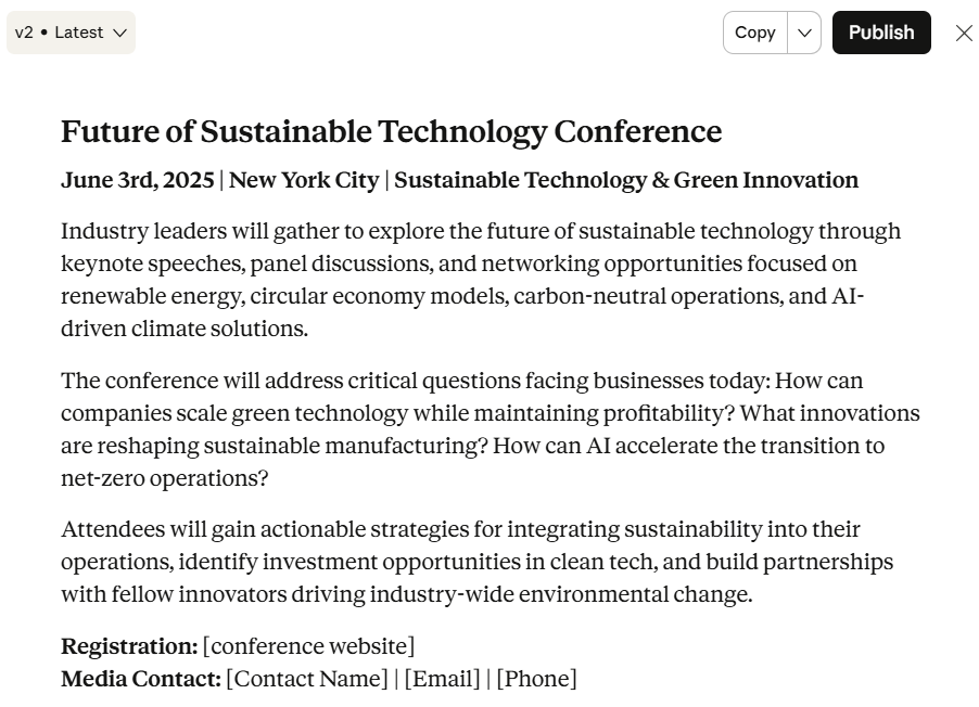 Claude AI generated PR