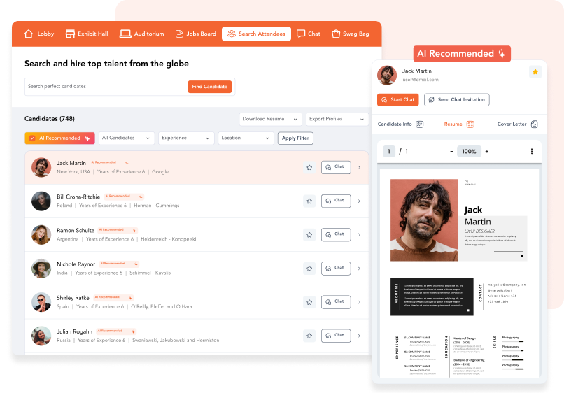 Help Students & Recruiters Find the Best Match in Less Time.