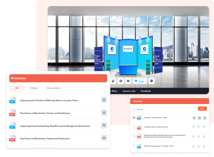 Let Exhibitors Share Documents and Resources Effortlessly.