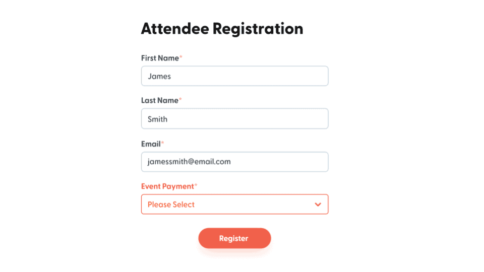 Attendee Registration Graphic