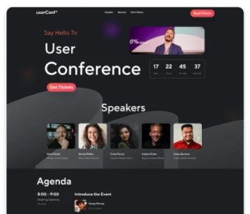 Event websites & registration